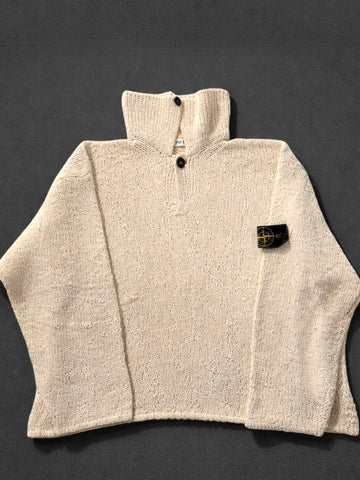 Maglia vintage Stone Island badge verde tg S