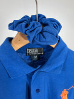 Carica l&#39;immagine nel visualizzatore di Gallery, Polo vintage Ralph Lauren cropped blu tg M
