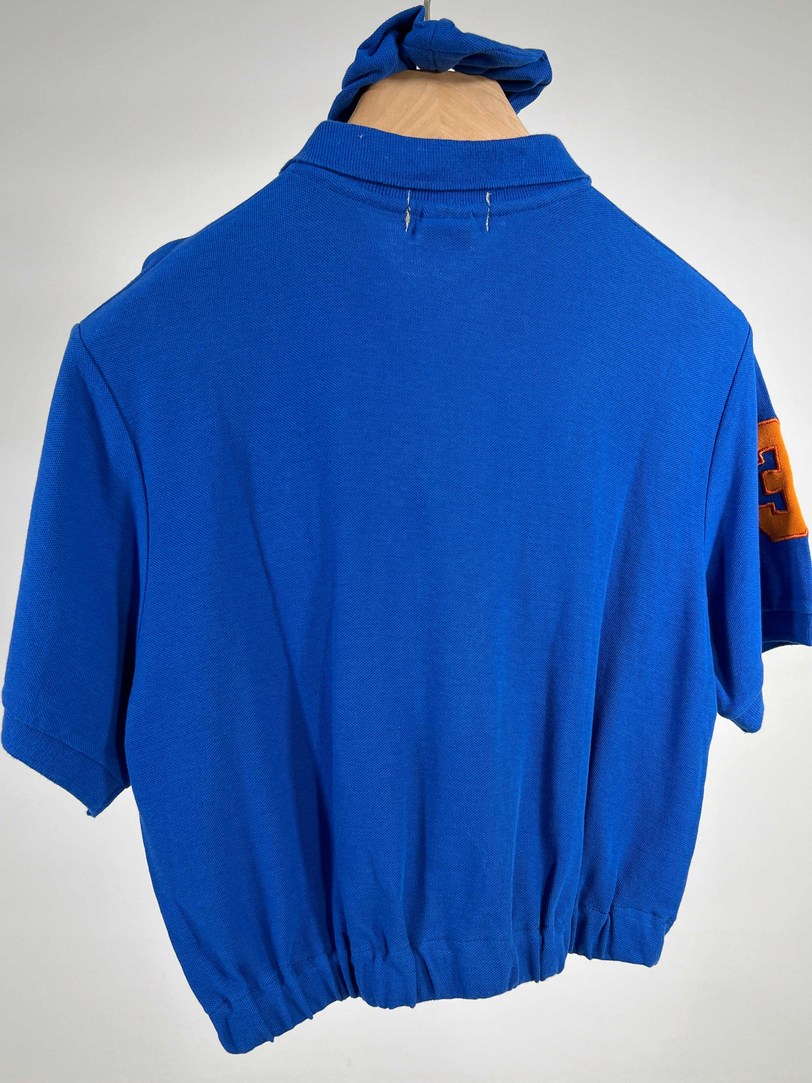 Polo vintage Ralph Lauren cropped blu tg M