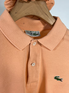 Polo vintage Lacoste cropped pesca tg S/M