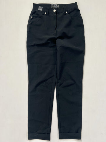 Pantaloni vintage Versace nero tg XS/S