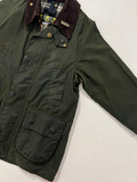 Carica l&#39;immagine nel visualizzatore di Gallery, Giacca vintage Barbour Bedale verde bambino
