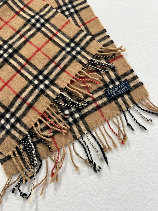 Sciarpa vintage Burberry tartan lana