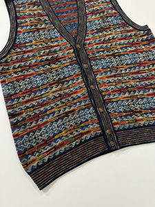 Gilet vintage Missoni lana merino tg XL