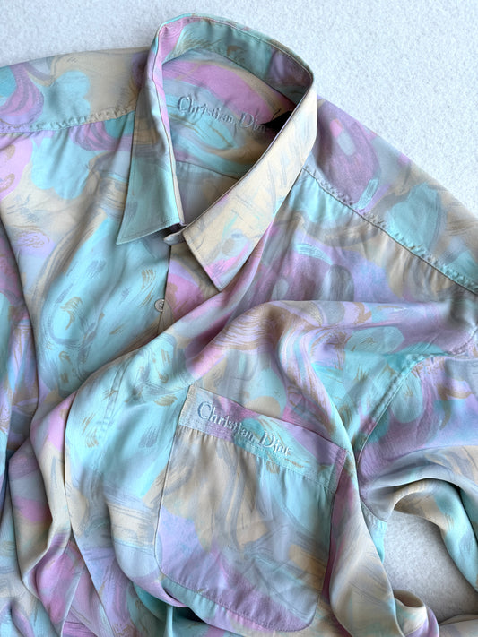 Camicia vintage Christian Dior fantasia tg L/LXL