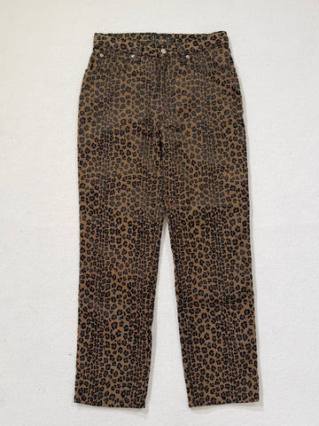 Pantaloni vintage Fendi leopardo tg M