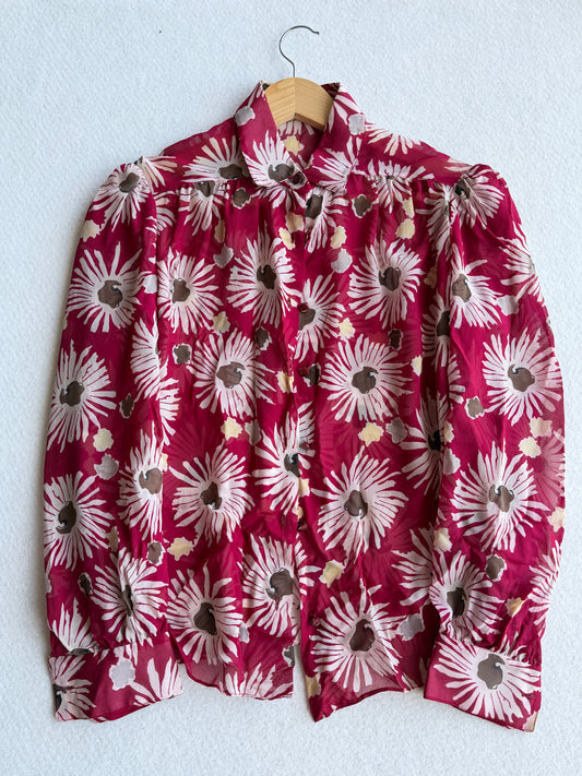 Camicia vintage Valentino seta tg S/M