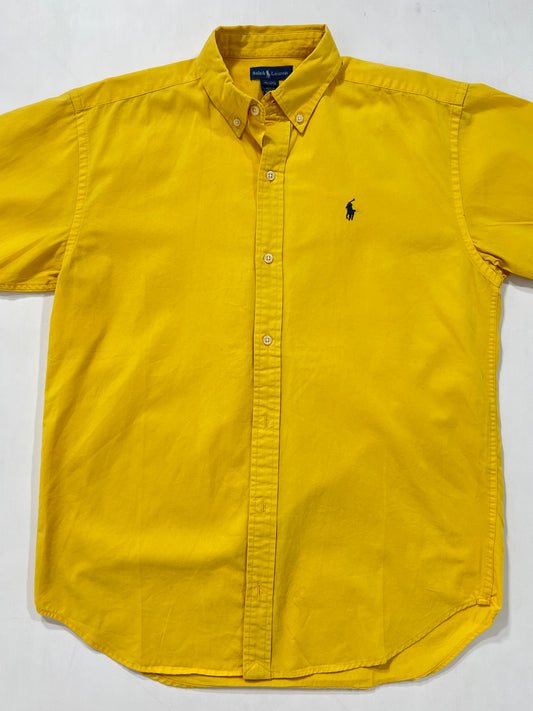 Camicia vintage Ralph Lauren gialla tg M