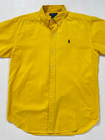 Carica l&#39;immagine nel visualizzatore di Gallery, Camicia vintage Ralph Lauren gialla tg M
