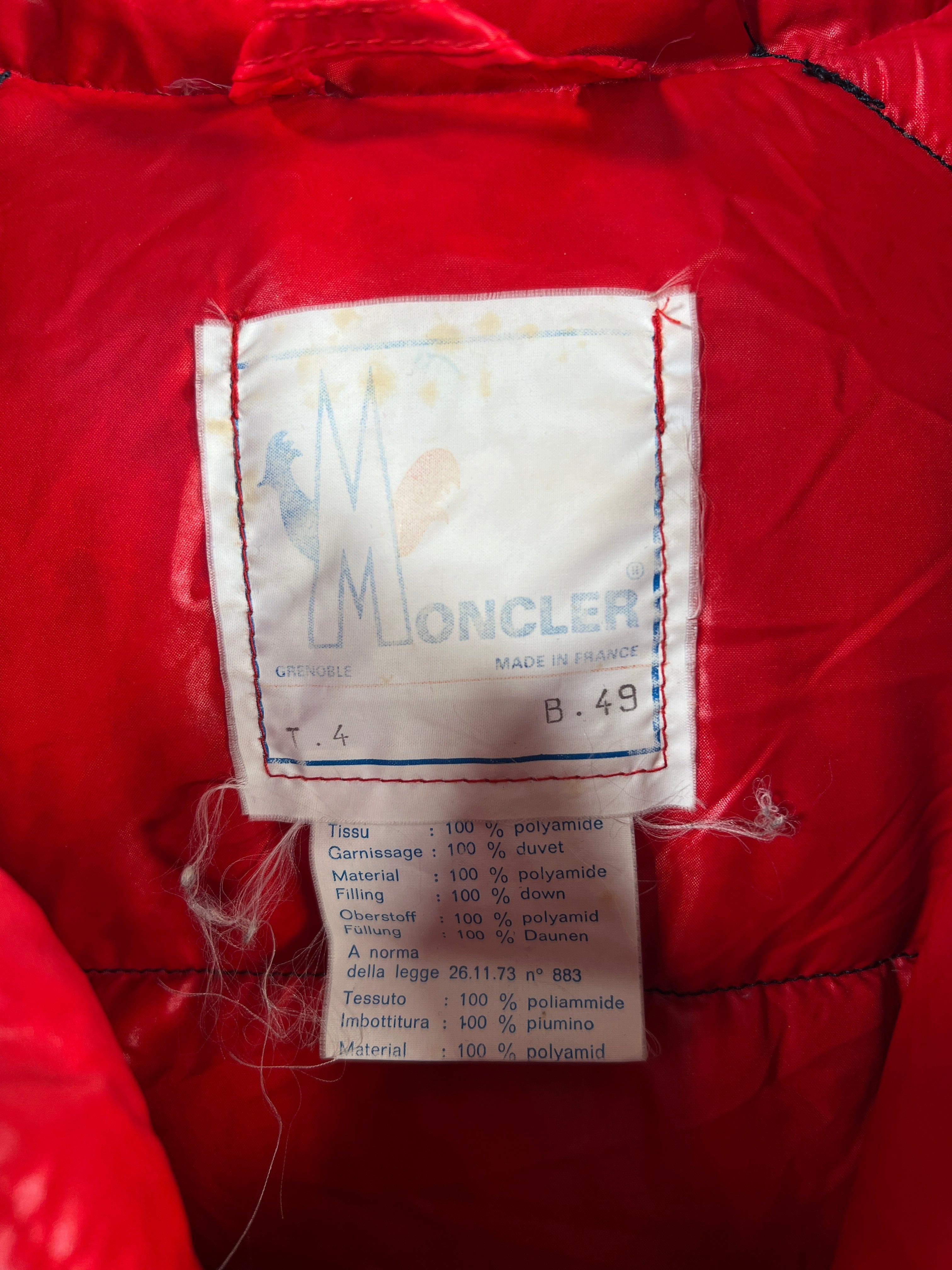 Giacca vintage Moncler blu tg L/XL