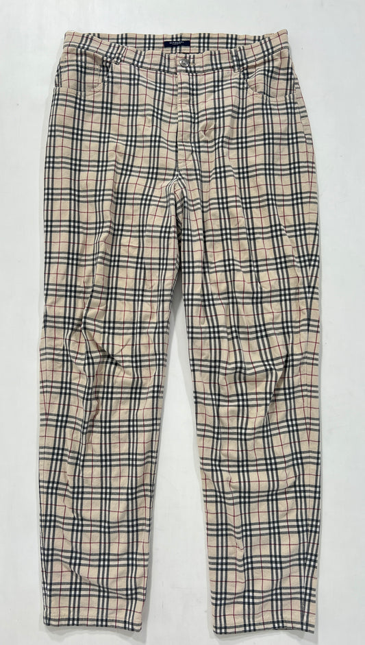 Pantaloni vintage Burberry tartan tg XL