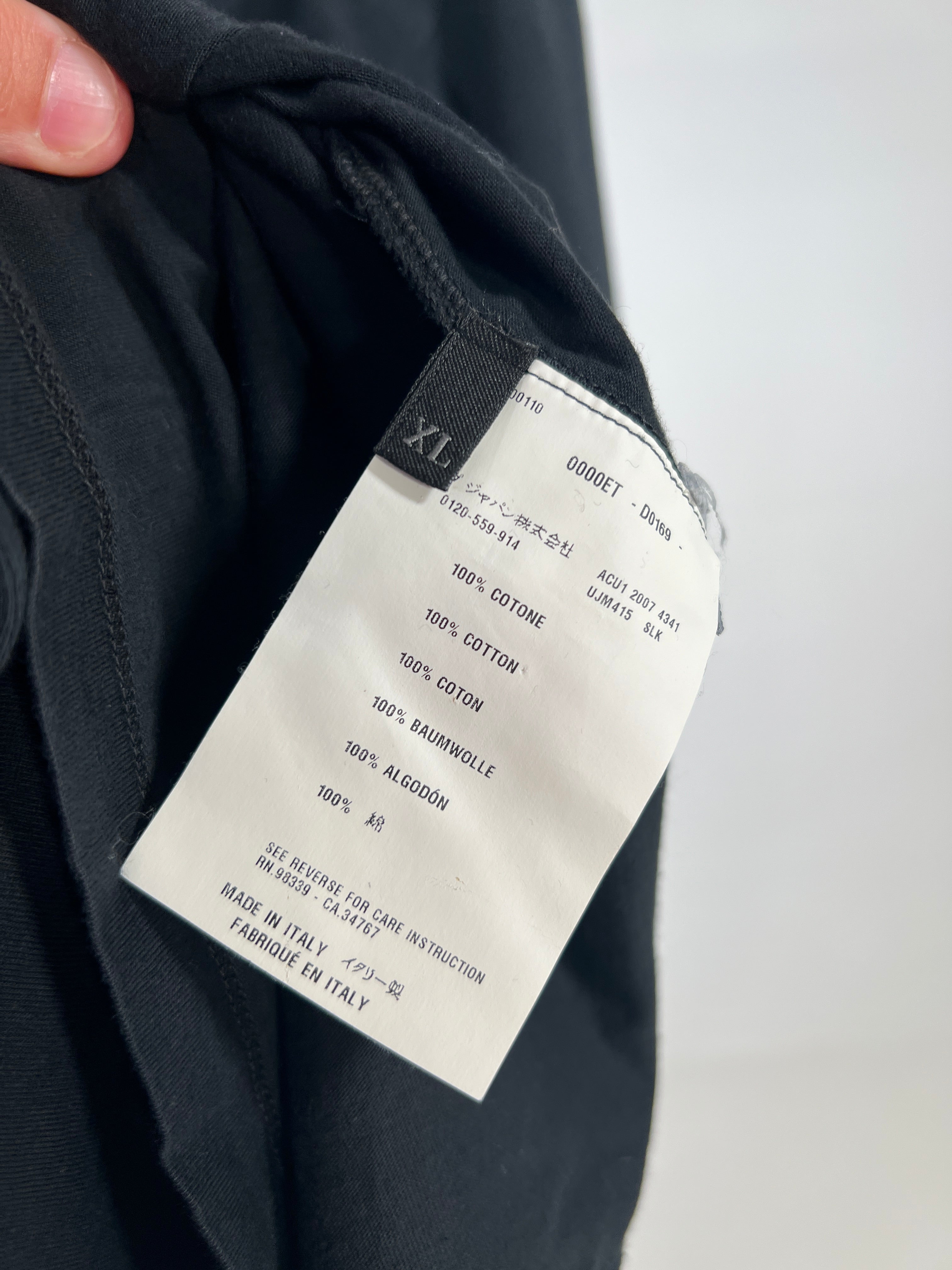 Polo vintage Prada nero tg XL