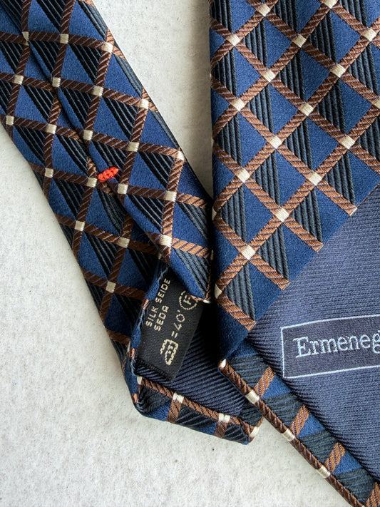 Cravatta vintage Zegna seta