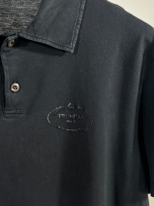 Polo vintage Prada nero tg XL