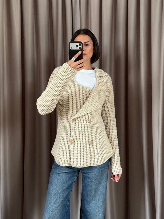 Cardigan/giacca vintage Cp Company lana doppiopetto tg M