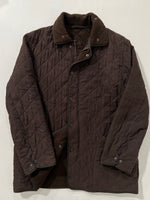 Carica l&#39;immagine nel visualizzatore di Gallery, Giacca vintage Barbour in trapunta marrone tg XL
