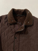 Carica l&#39;immagine nel visualizzatore di Gallery, Giacca vintage Barbour in trapunta marrone tg XL
