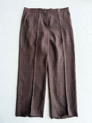 Pantalone vintage Max Mara 100% lino tg 46