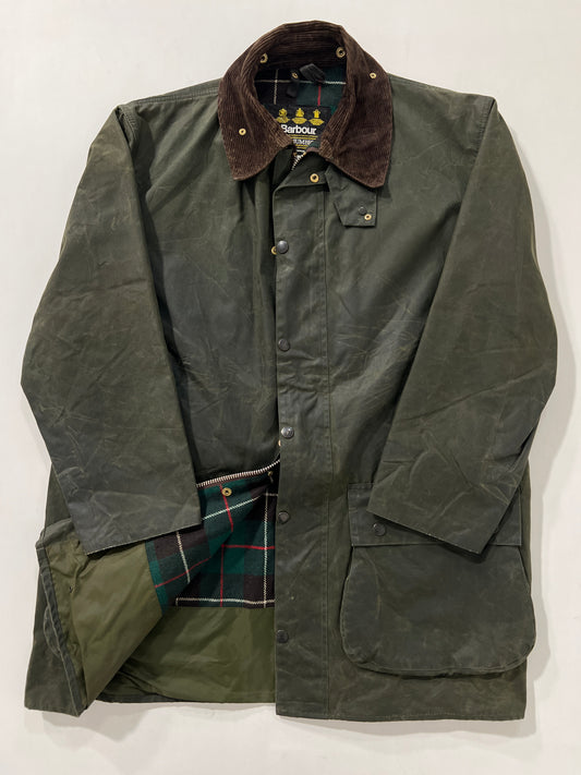 Giacca vintage Barbour Northumbria verde tg XL