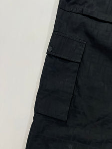 Cargo vintage Fendi monogram nero tg 48