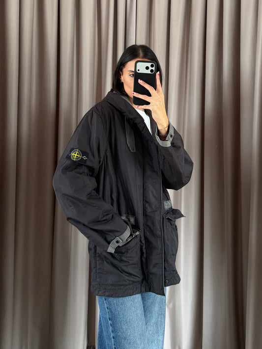 Giacca vintage Stone Island poli grigio scuro tg M