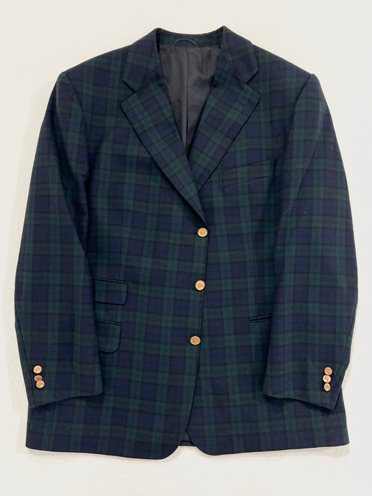 Blazer vintage Burberry tartan lana tg L/XL