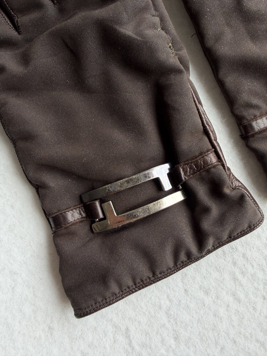 Guanti vintage Fendi pelle