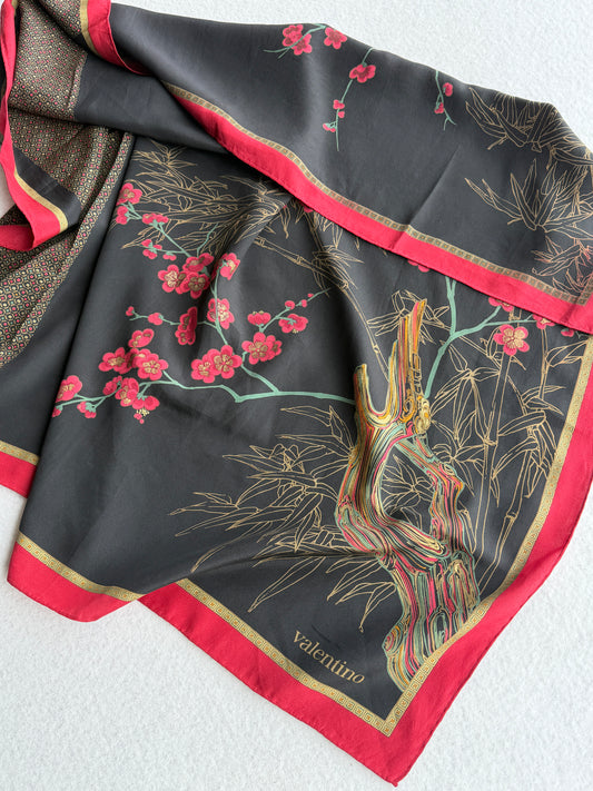Foulard vintage Valentino in seta