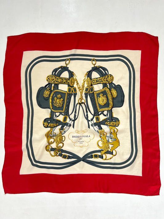 Foulard vintage Hermes in seta