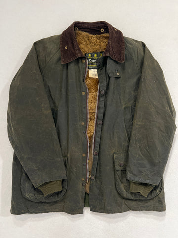 Giacca vintage Barbour Bedale con interno tg M