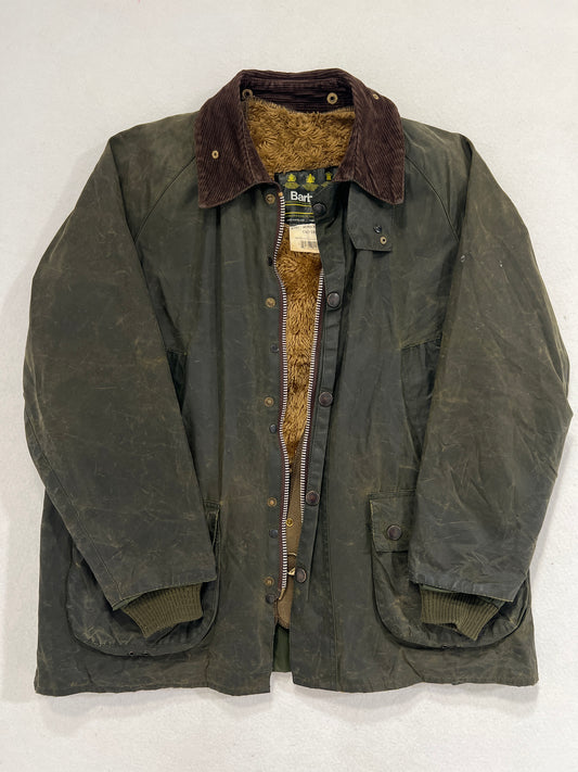 Giacca vintage Barbour Bedale con interno tg M