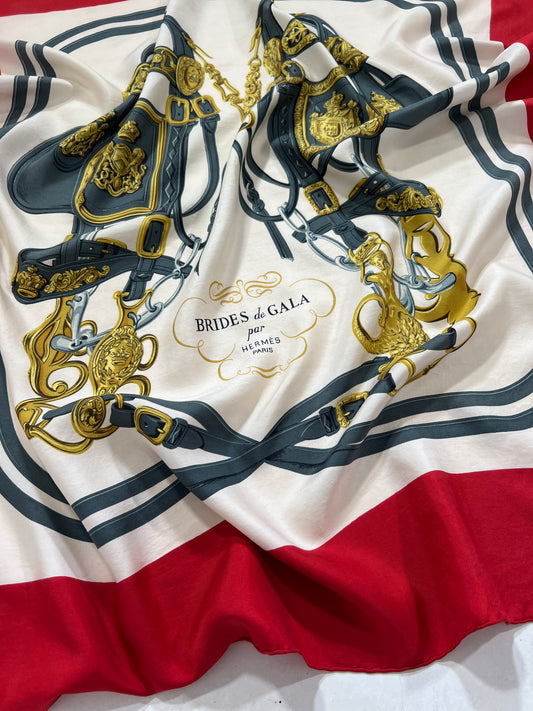 Foulard vintage Hermes in seta