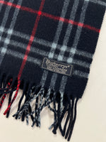 Carica l&#39;immagine nel visualizzatore di Gallery, Sciarpa vintage Burberry 100% cashmere
