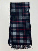 Carica l&#39;immagine nel visualizzatore di Gallery, Sciarpa vintage Burberry 100% cashmere
