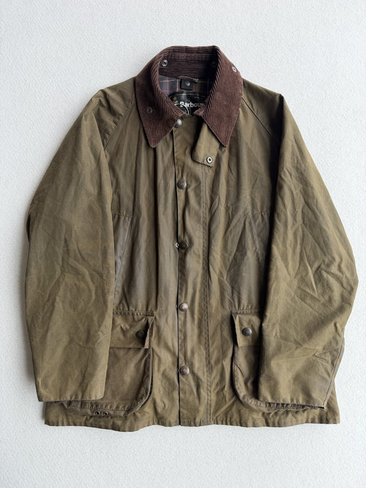 Giacca vintage Barbour Bedale verde tg M
