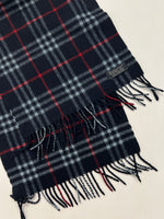 Carica l&#39;immagine nel visualizzatore di Gallery, Sciarpa vintage Burberry 100% cashmere
