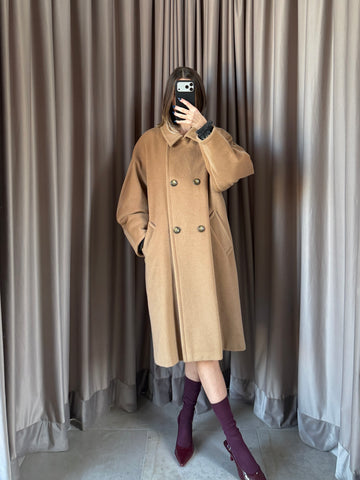 Cappotto vintage Max Mara cammello tg 40