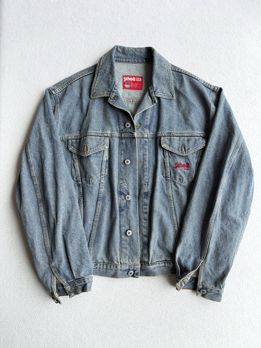 Giacca vintage Schott denim tg XL+