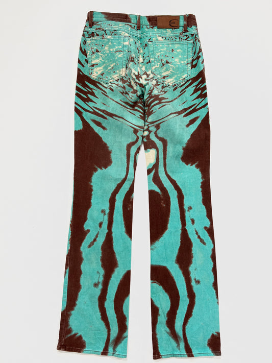 Pantaloni vintage Cavalli fantasia tg 27