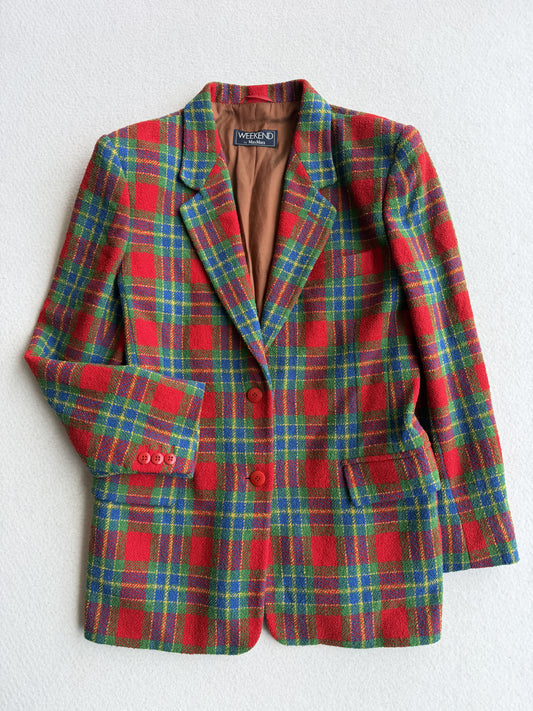 Blazer vintage Max Mara multicolor tg 42