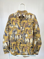 Carica l&#39;immagine nel visualizzatore di Gallery, Camicia vintage fantasia tg M/L
