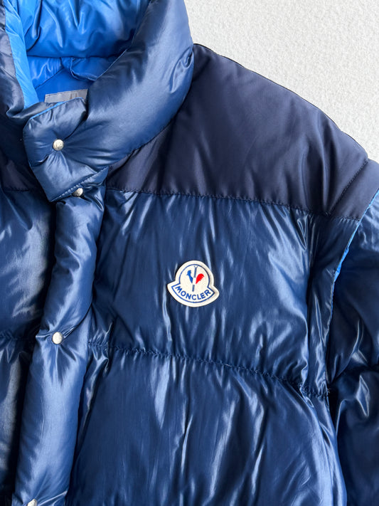 Giacca vintage Moncler grenoble blu tg L