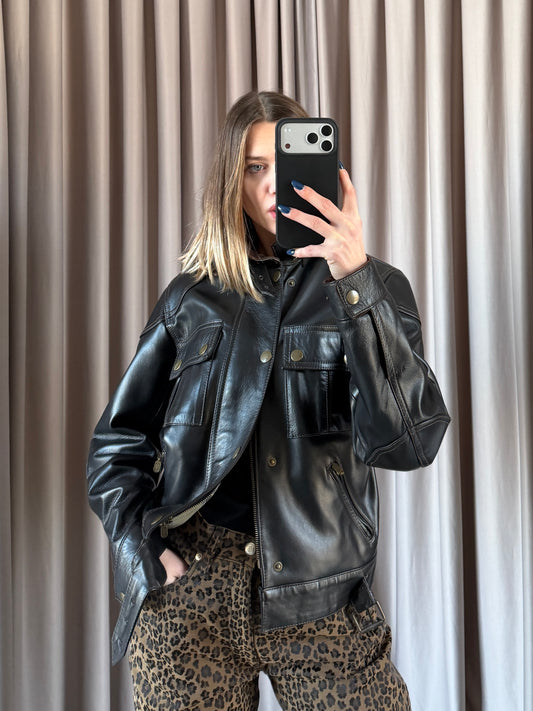 Giacca vintage Belstaff pelle seminuovo tg S