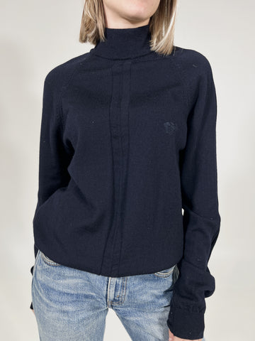 Maglia vintage Versace blu lana tg M