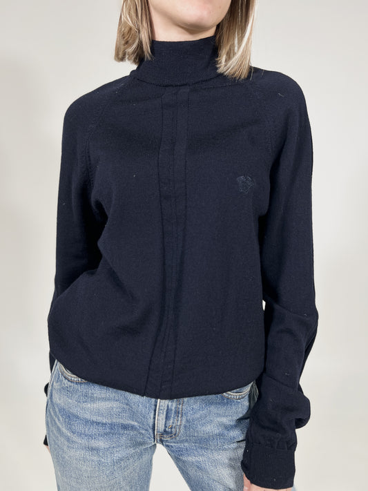 Maglia vintage Versace blu lana tg M