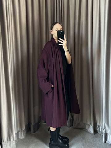 Cappotto vintage Max Mara bordeaux tg S/M