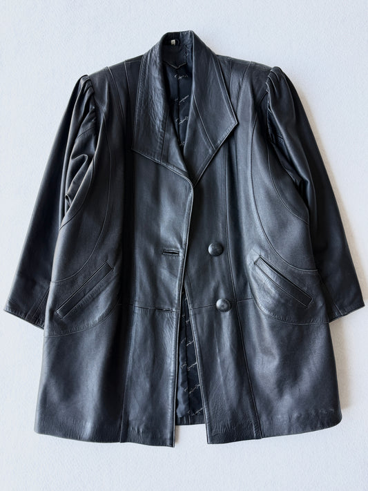 Giacca vintage Yves Saint Laurent in pelle tg M