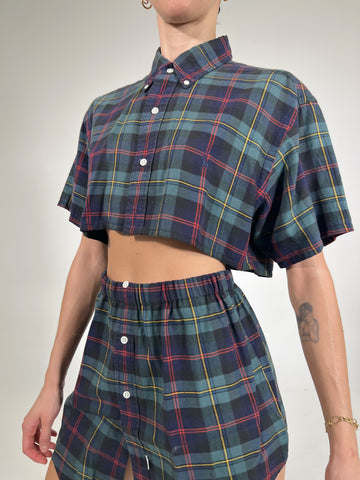 Coordinato vintage Ralph Lauren tartan tg U