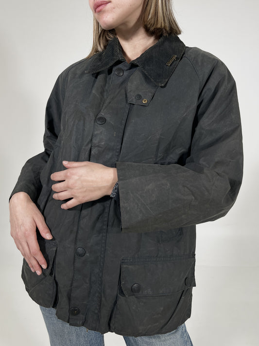 Giacca vintage Barbour Bedale con interno tg XS