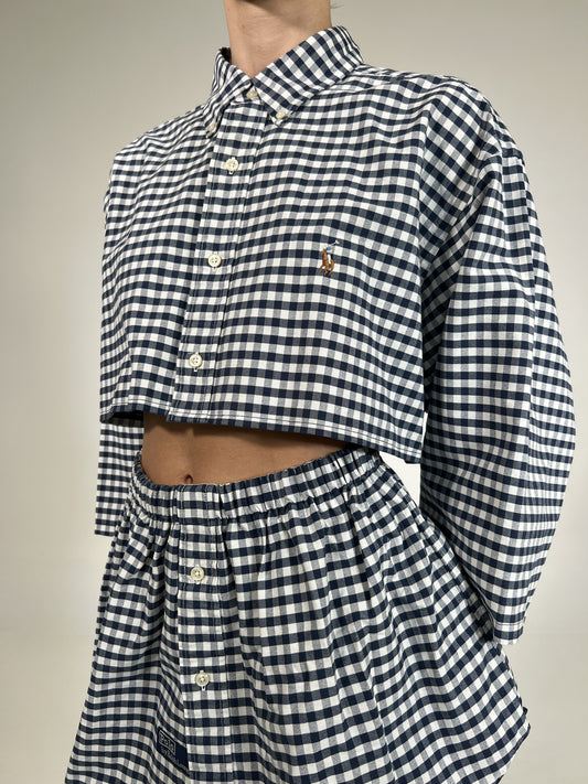 Coordinato vintage Ralph Lauren quadri tg U